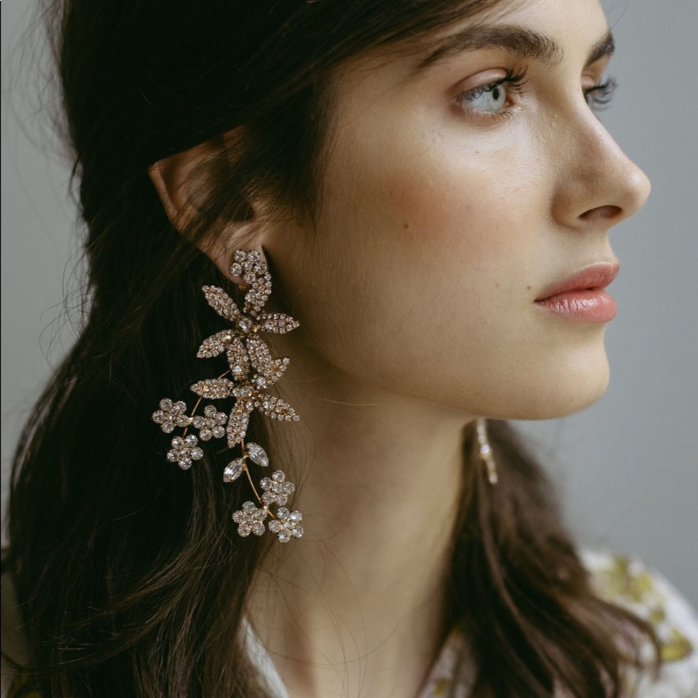 Amaranth earrings by Jennifer Behr Swarovski